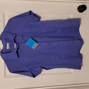 Columbia Kestrel Trail shirt, blue, L